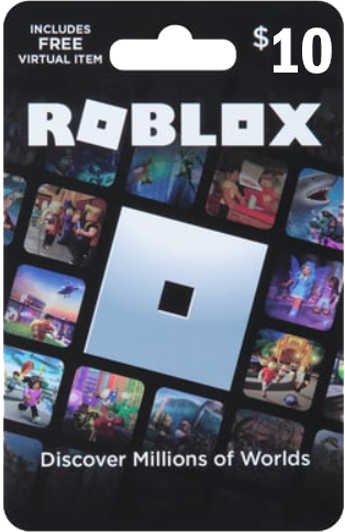 Free Roblox gift card 10$ 