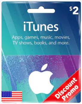ITUNES USD2 GIFT CARD (USA) 