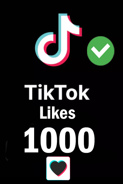 Free Likes TikTok - 1000 likes